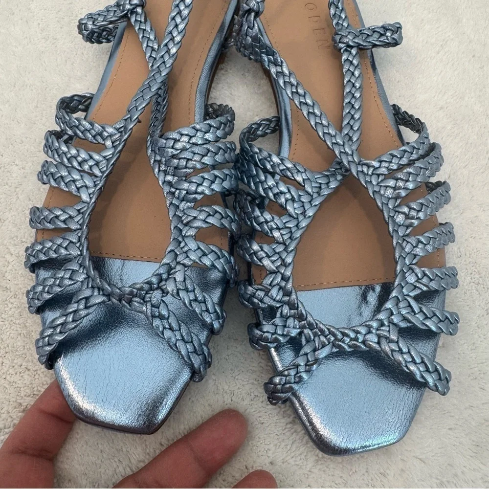 BODEN Woven Multistrap Flat Sandals‎ size 39